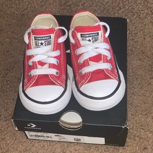 Infant size 4 converse sneakers